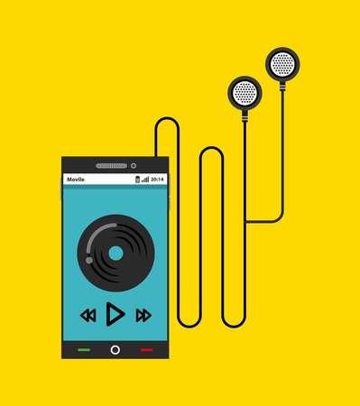music mobile design, vector illustration eps10 graphicのイラスト素材
