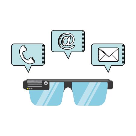 wearable technology design, vector illustration eps10 graphicのイラスト素材