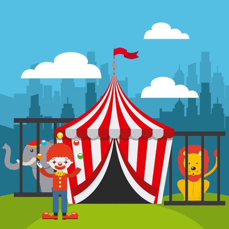 circus show  design, vector illustration eps10 graphicのイラスト素材