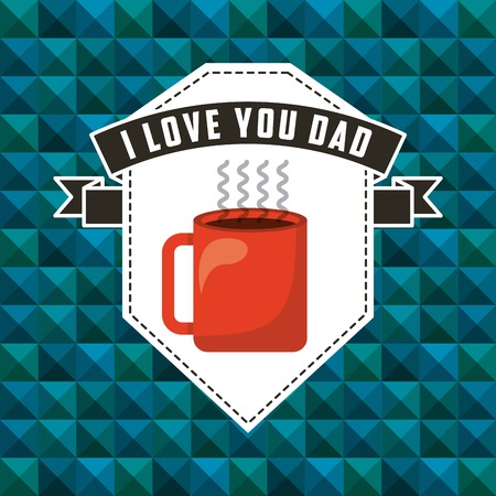 happy fathers day design, vector illustration eps10 graphicのイラスト素材