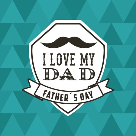 happy fathers day design, vector illustration eps10 graphicのイラスト素材