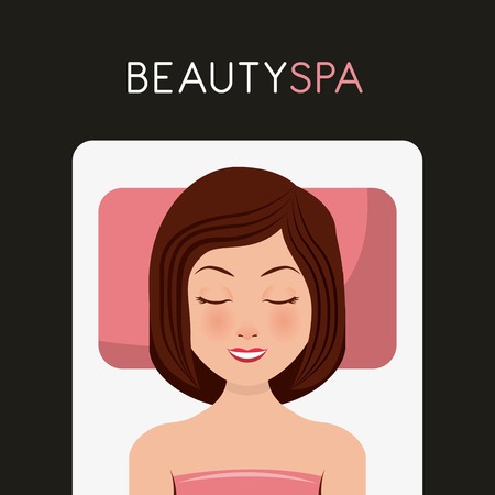 beauty spa design, vector illustration eps10 graphicのイラスト素材