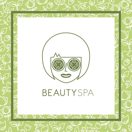 beauty spa design, vector illustration eps10 graphicのイラスト素材