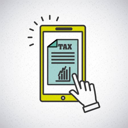 tax time design, vector illustration eps10 graphicのイラスト素材