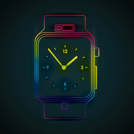 smartwatch technology design, vector illustration eps10 graphicのイラスト素材