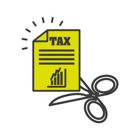 tax time design, vector illustration eps10 graphicのイラスト素材