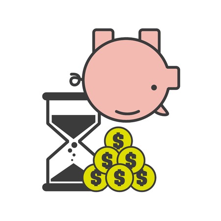 money concept design, vector illustration eps10 graphicのイラスト素材