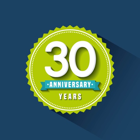 happy anniversary design, vector illustration eps10 graphicのイラスト素材