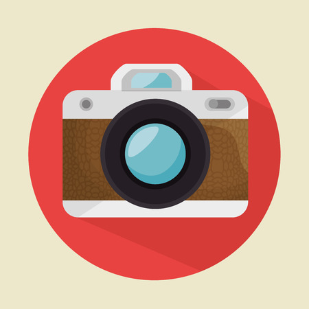camera icon design, vector illustration eps10 graphicのイラスト素材