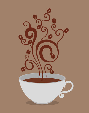 delicious coffee design, vector illustration eps10 graphicのイラスト素材