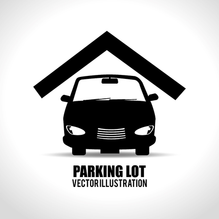 parking zone design, vector illustration eps10 graphicのイラスト素材