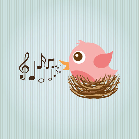 bird icon design, vector illustration eps10 graphicのイラスト素材