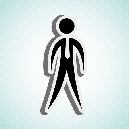 human figure design, vector illustration eps10 graphicのイラスト素材