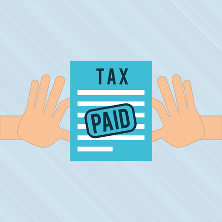 tax time design, vector illustration eps10 graphicのイラスト素材