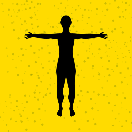 human figure design, vector illustration eps10 graphicのイラスト素材