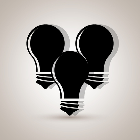bulb icon design, vector illustration eps10 graphicのイラスト素材
