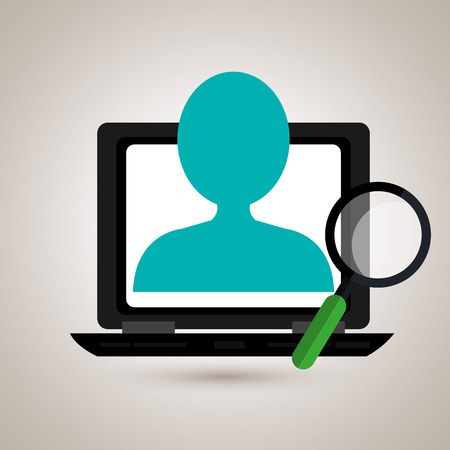 portable computer design, vector illustration eps10 graphicのイラスト素材