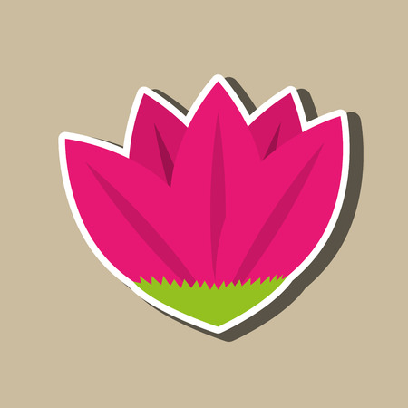 flower icon design, vector illustration eps10 graphicのイラスト素材