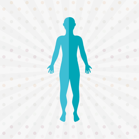 human figure design, vector illustration eps10 graphicのイラスト素材