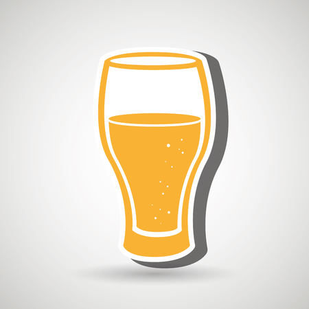 fresh beer design, vector illustration eps10 graphicのイラスト素材