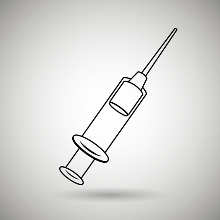 syringe icon  design, vector illustration eps10 graphicのイラスト素材