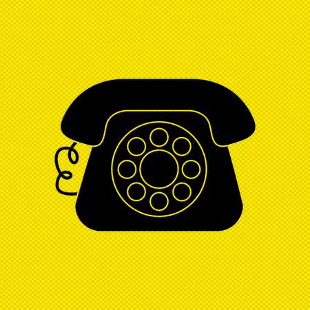 telephone icon design, vector illustration eps10 graphicのイラスト素材