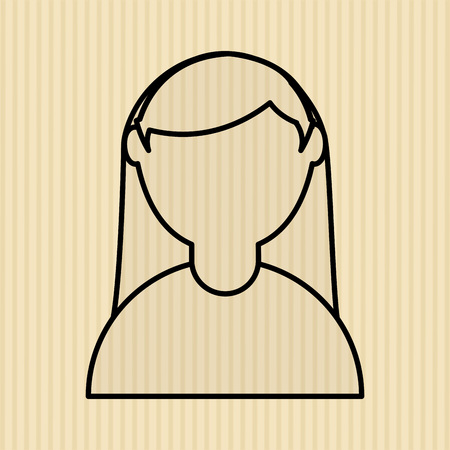 avatar person design, vector illustration eps10 graphicのイラスト素材