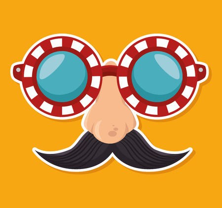 fools day design, vector illustration eps10 graphicのイラスト素材