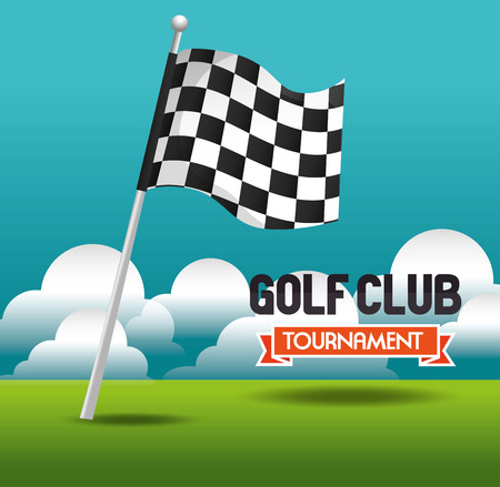 golf club design, vector illustration eps10 graphicのイラスト素材