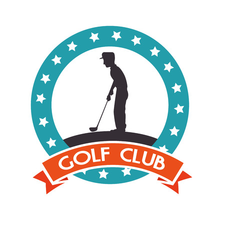 golf club design, vector illustration eps10 graphicのイラスト素材