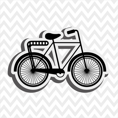 bicycle icon design, vector illustration eps10 graphicのイラスト素材