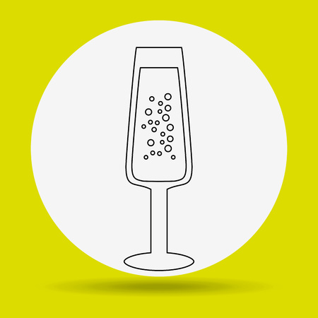 wine icon design, vector illustration eps10 graphicのイラスト素材