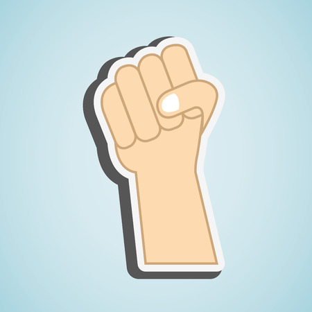 hand power design, vector illustration eps10 graphicのイラスト素材