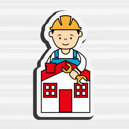 under construction design, vector illustration eps10 graphicのイラスト素材