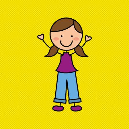 kids happy design, vector illustration eps10 graphicのイラスト素材