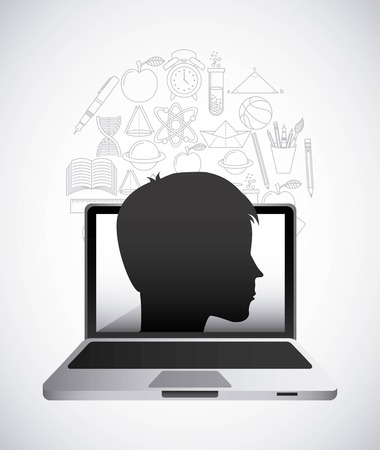 technology and education  design, vector illustration eps10 graphicのイラスト素材