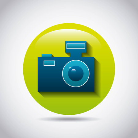 camera icon design, vector illustration eps10 graphicのイラスト素材
