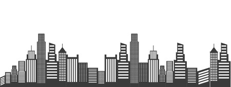 cityscape skyline design, vector illustration eps10 graphicのイラスト素材