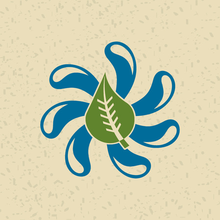 water concept design, vector illustration eps10 graphicのイラスト素材