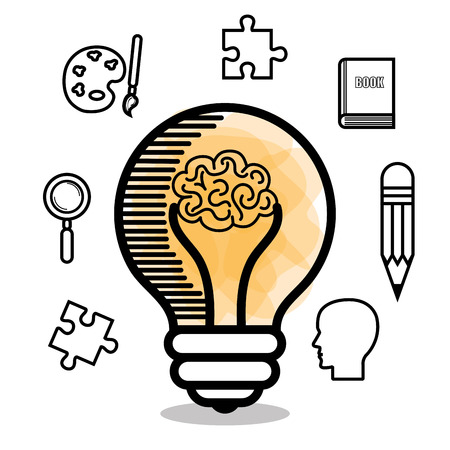 brain storming design, vector illustration eps10 graphicのイラスト素材