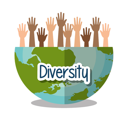 diversity people design, vector illustration eps10 graphicのイラスト素材