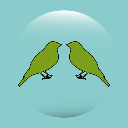 birds decoration design, vector illustration eps10 graphicのイラスト素材