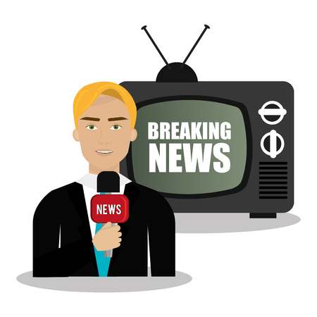 breaking news design, vector illustration eps10 graphicのイラスト素材