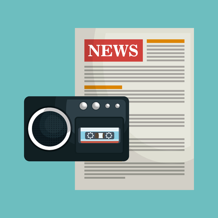 breaking news design, vector illustration eps10 graphicのイラスト素材