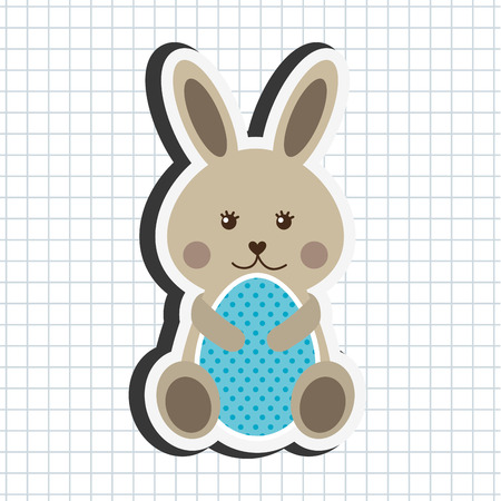 happy easter design, vector illustration eps10 graphicのイラスト素材