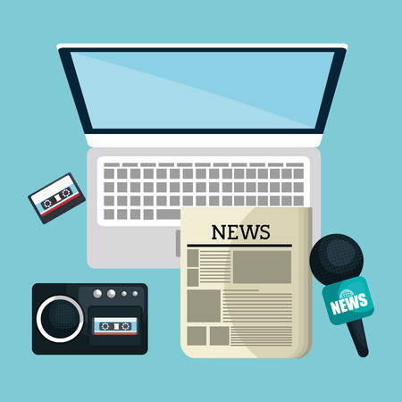 breaking news design, vector illustration eps10 graphicのイラスト素材