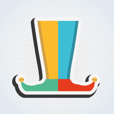 jester carnival design, vector illustration eps10 graphicのイラスト素材