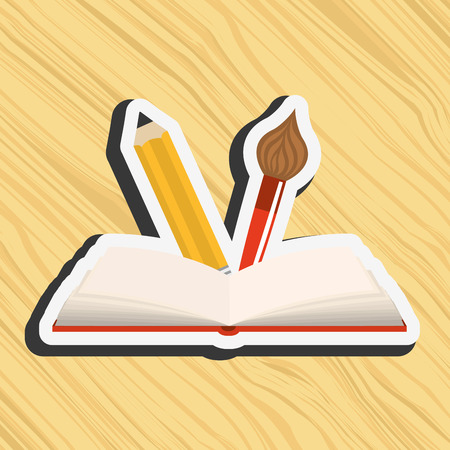 back to school design, vector illustration eps10 graphicのイラスト素材