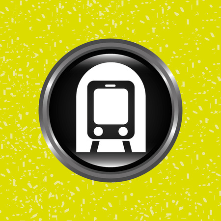 subway button icon design, vector illustration eps10 graphicのイラスト素材