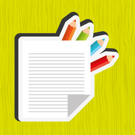 School Supplies design, vector illustration eps10 graphicのイラスト素材